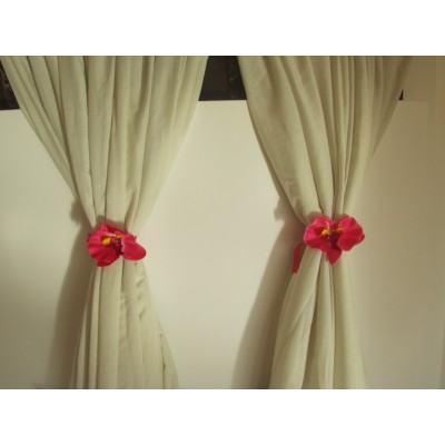 dekorativni držač za zavese pink orhideja